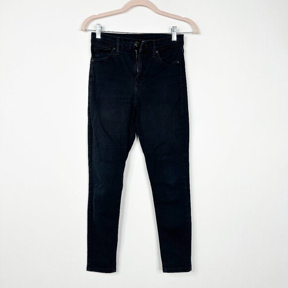2/$30 Topshop Moto Jamie Jeans High Rise Ankle Skinny Jet Black 26 #9394 - Picture 5 of 12